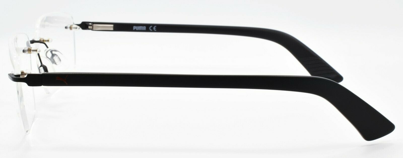 3-PUMA PU0029O 001 Men's Eyeglasses Frames Rimless 56-18-140 Black-889652002637-IKSpecs