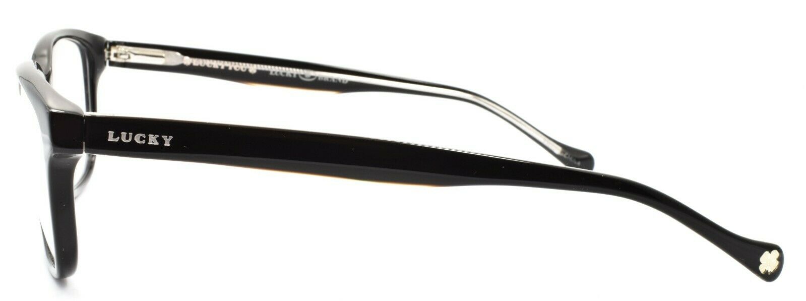 3-LUCKY BRAND Folklore Men's Eyeglasses Frames 52-17-140 Black + CASE-751286223873-IKSpecs