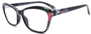 2-2 Pack Prive Revaux Diamond Blue Light Blocking Readers +3.50 Red Floral / Black-840219211800-IKSpecs