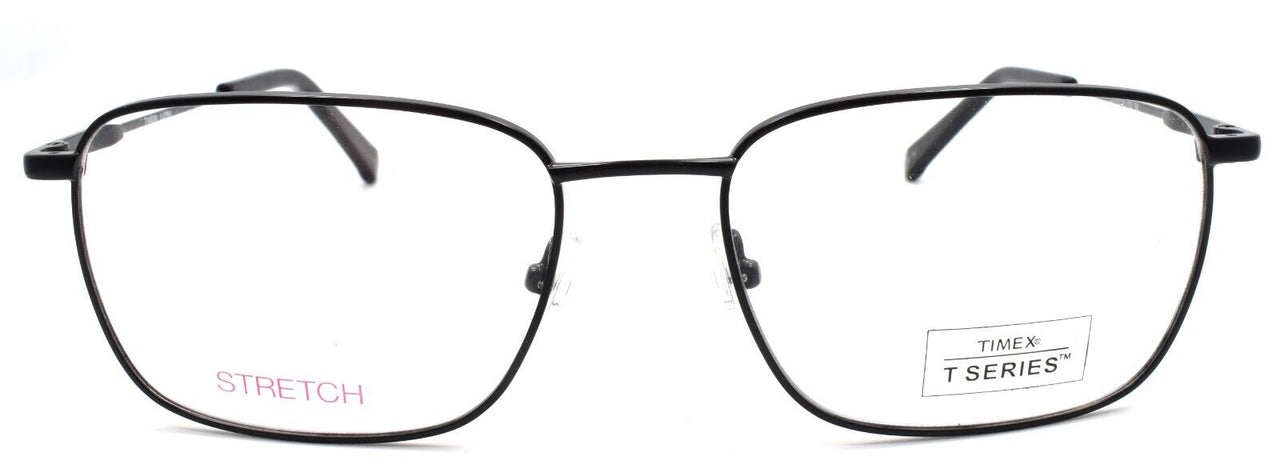 2-Timex 5:37 PM Men's Eyeglasses Frames Large 56-19-150 Gunmetal-715317014120-IKSpecs