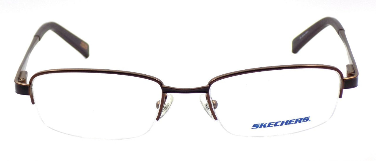 SKECHERS SK 3100 OR Men's Eyeglasses Frames 51-18-135 Matte Orange / Brown +CASE
