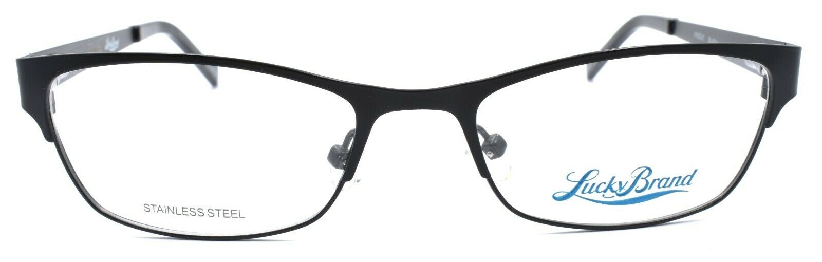 2-LUCKY BRAND Wiggle Kids Girls Eyeglasses Frames 49-17-130 Black + CASE-751286264074-IKSpecs