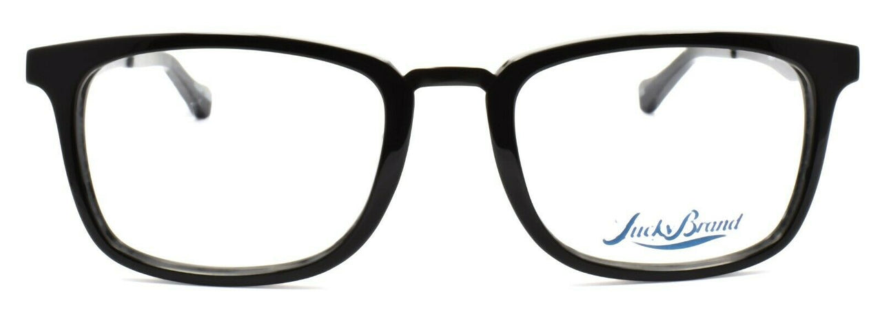 2-LUCKY BRAND D400 Men's Eyeglasses Frames 51-20-140 Black + CASE-751286273991-IKSpecs