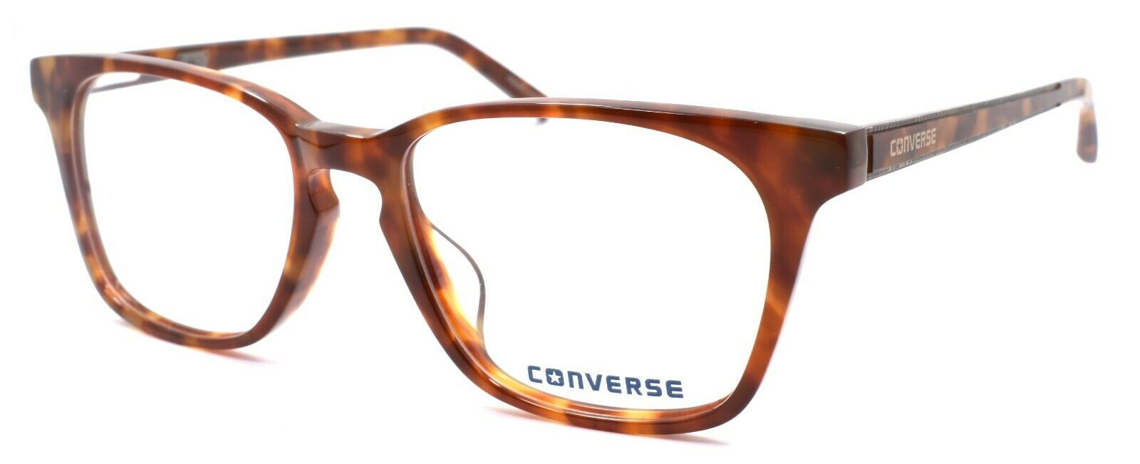 1-CONVERSE Q301 Men's Eyeglasses Frames 51-17-140 Brown Horn + CASE-751286294156-IKSpecs