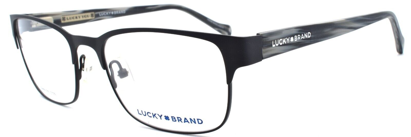 1-LUCKY BRAND D301 Men's Eyeglasses Frames 53-18-140 Black-751286281835-IKSpecs
