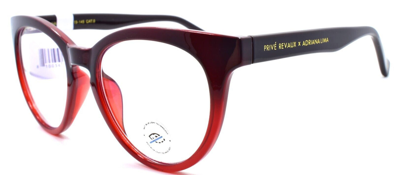 1-Prive Revaux x Adriana Lima The Julia Eyeglasses Blue Light RX-ready Cranberry-810036100847-IKSpecs