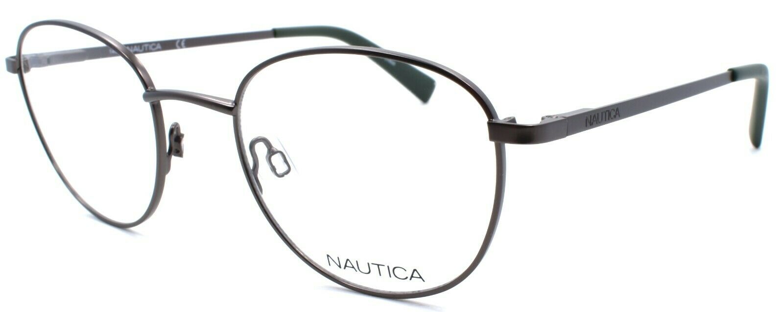 1-Nautica N7303 030 Men's Eyeglasses Frames 49-21-140 Satin Gunmetal-688940463125-IKSpecs