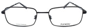 2-Flexon H6051 001 Men's Eyeglasses Frames 53-18-145 Black Flexible Titanium-886895485548-IKSpecs