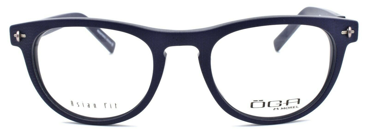2-OGA by Morel 2952S BG012 Eyeglasses Frames Asian Fit 51-21-125 Blue-8627170890204-IKSpecs