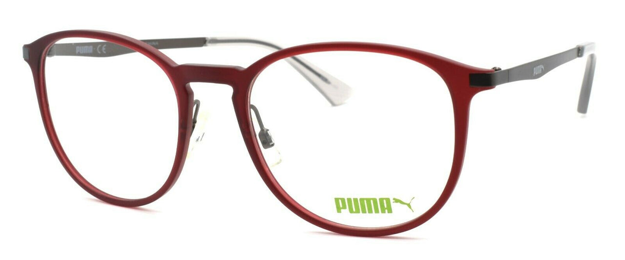 1-PUMA PU0078OA 003 Unisex Eyeglasses Frames 52-19-145 Red / Ruthenium + CASE-889652029757-IKSpecs