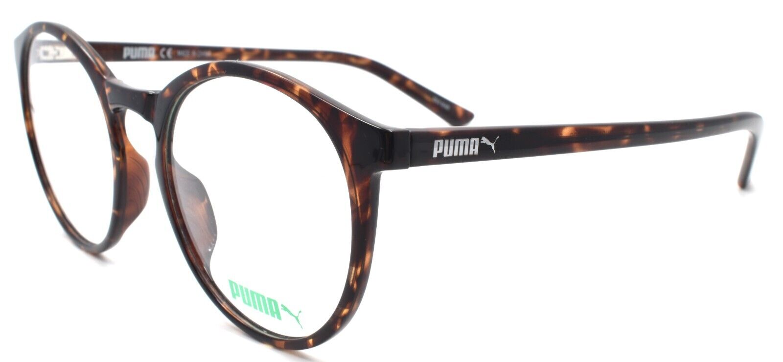 1-PUMA PU0177O 002 Eyeglasses Frames Round 52-20-145 Havana-889652144726-IKSpecs
