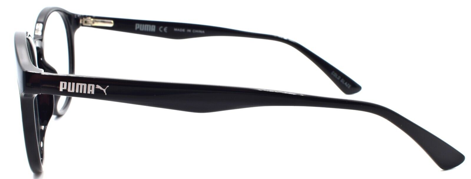 3-PUMA PE0035O 001 Eyeglasses Frames Round 50-20-145 Black-889652110127-IKSpecs