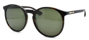 1-McQ Alexander McQueen MQ0038S 001 Women's Sunglasses Round Havana / Green Lens-889652031965-IKSpecs