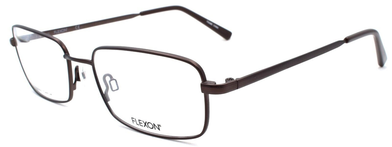 1-Flexon H6051 210 Men's Eyeglasses Frames 55-18-145 Brown Flexible Titanium-886895485562-IKSpecs