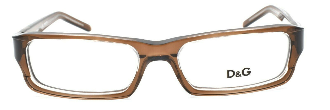2-Dolce & Gabbana D&G 1144 758 Women's Eyeglasses Frames 52-16-140 Brown / Clear-654329862322-IKSpecs