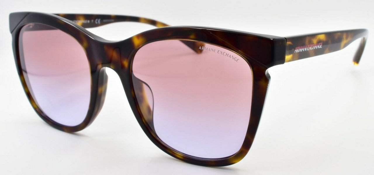 1-Armani Exchange AX4109SF 82832F Women's Sunglasses Havana / Violet Gradient-8056597426442-IKSpecs