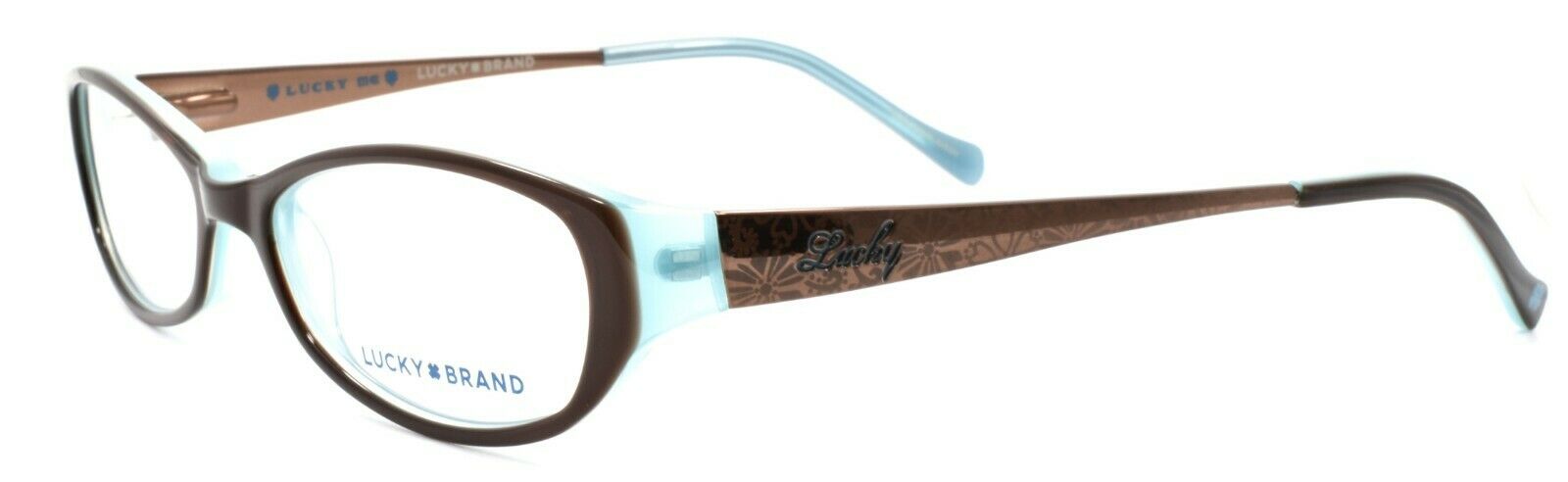 1-LUCKY BRAND Beach Trip Kids Girls Eyeglasses Frames 49-15-135 Brown-751286214956-IKSpecs