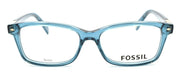 2-Fossil FOS 6047 48F Women's Eyeglasses Frames 50-15-140 Transparent Petroleum-716737680612-IKSpecs
