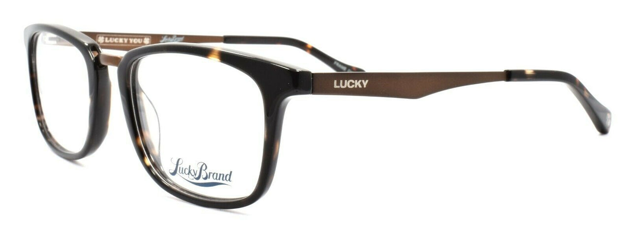 1-LUCKY BRAND D400 Men's Eyeglasses Frames 51-20-140 Tortoise + CASE-751286274004-IKSpecs