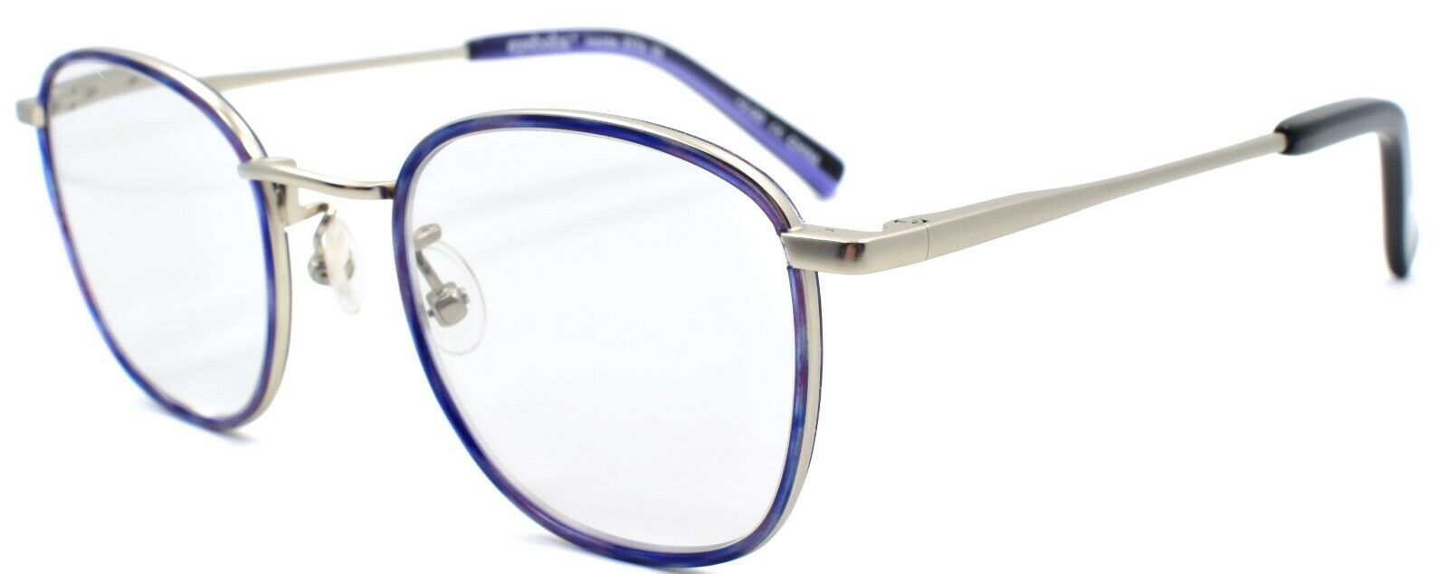 1-Eyebobs Inside 3174 10 Unisex Reading Glasses Blue / Silver +1.50-842754169462-IKSpecs