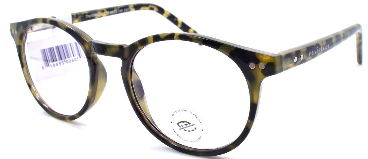 1-Prive Revaux The Maestro Eyeglasses Blue Light Blocking Small RX-ready Tortoise-818893026034-IKSpecs