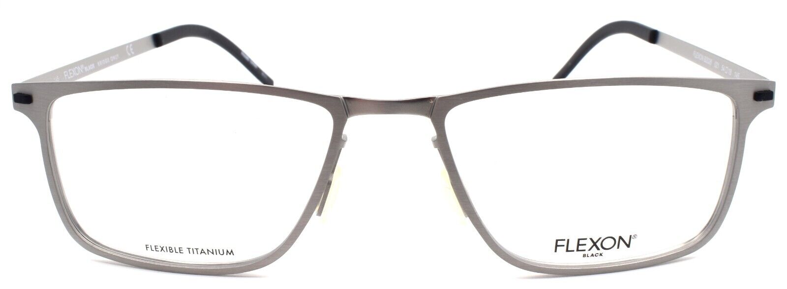 2-Flexon B2026 021 Men's Eyeglasses Frames Palladium 54-18-145 Flexible Titanium-883900203531-IKSpecs