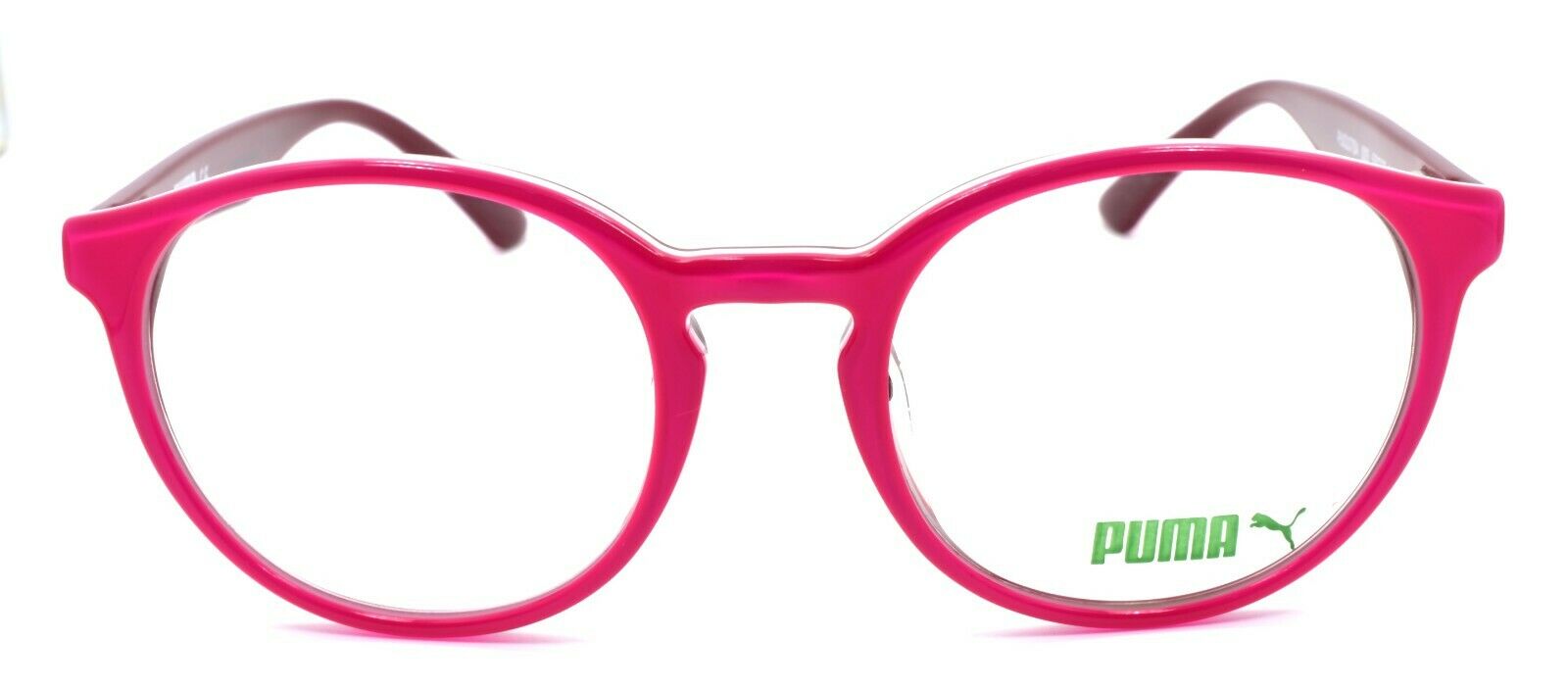 2-PUMA PU0107OA 005 Eyeglasses Frames Round 50-20-145 Pink-889652062969-IKSpecs