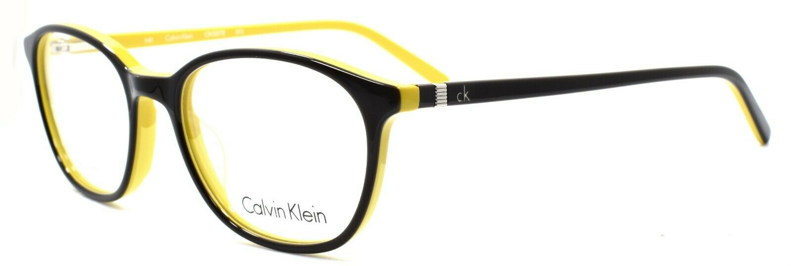 1-Calvin Klein CK5878 973 Unisex Eyeglasses Frames SMALL 49-18-140 Black / Yellow-750779078235-IKSpecs