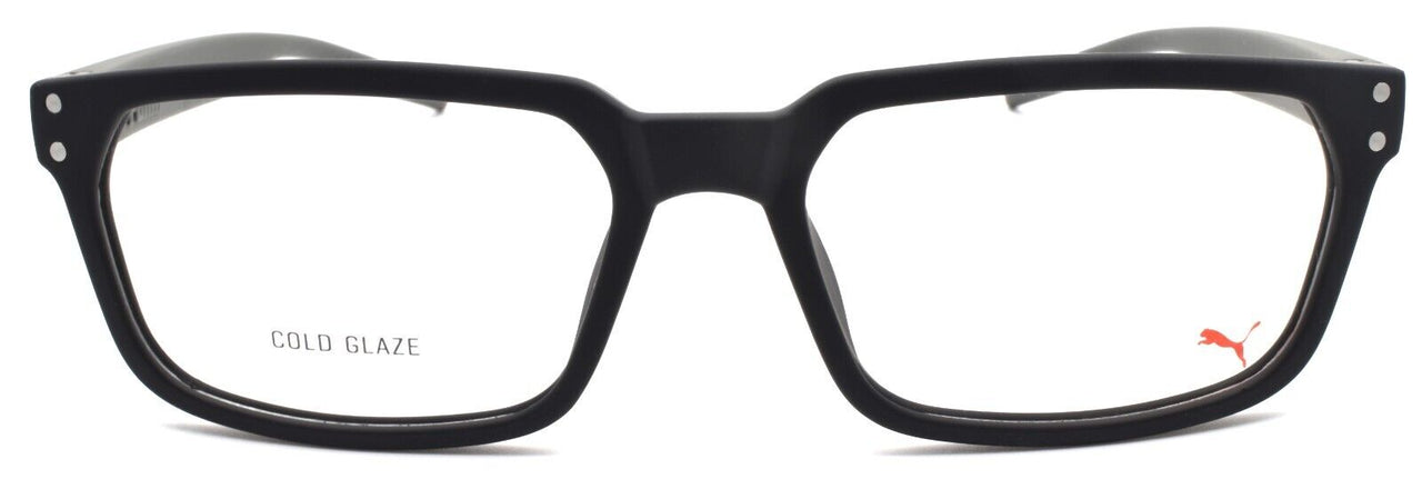 2-PUMA PU0253O 001 Men's Eyeglasses Frames 55-18-145 Black / Gray-889652247359-IKSpecs