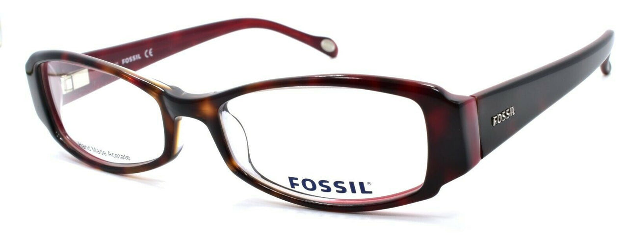 1-Fossil Lizzie FM8 Women's Eyeglasses Frames 51-17-135 Dark Tortoise-716737238028-IKSpecs