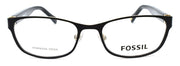 2-Fossil FOS 7023 003 Women's Eyeglasses Frames 51-17-140 Matte Black-716736022475-IKSpecs