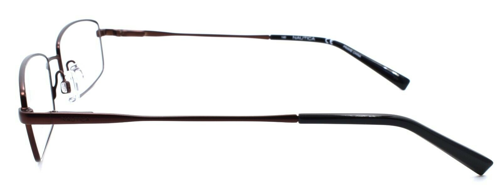 3-Nautica N7298 210 Men's Eyeglasses Frames 55-17-140 Satin Brown-688940462142-IKSpecs