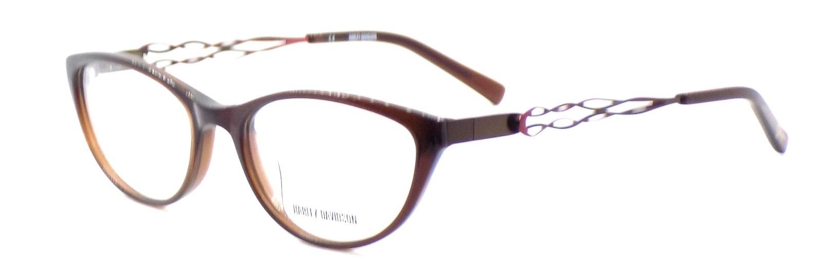 1-Harley Davidson HD513 BRN Women's Eyeglasses Frames 51-17-135 Brown + Case-715583766365-IKSpecs