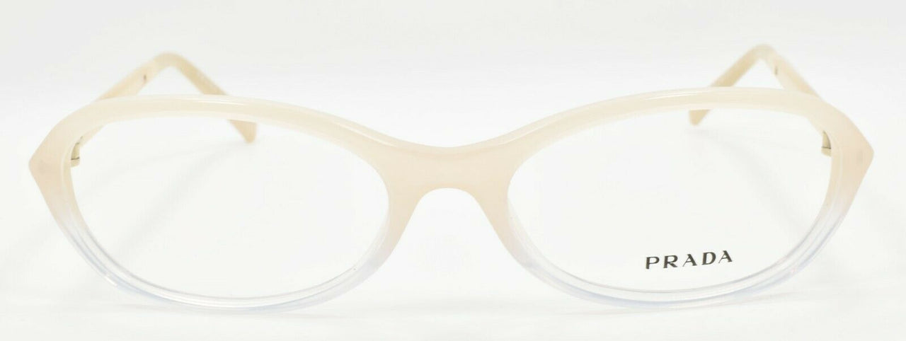 2-PRADA VPR 05O EAD-1O1 Women's Eyeglasses Frames 53-16-135 Light Beige ITALY-672263027409-IKSpecs