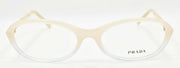 2-PRADA VPR 05O EAD-1O1 Women's Eyeglasses Frames 53-16-135 Light Beige ITALY-672263027409-IKSpecs