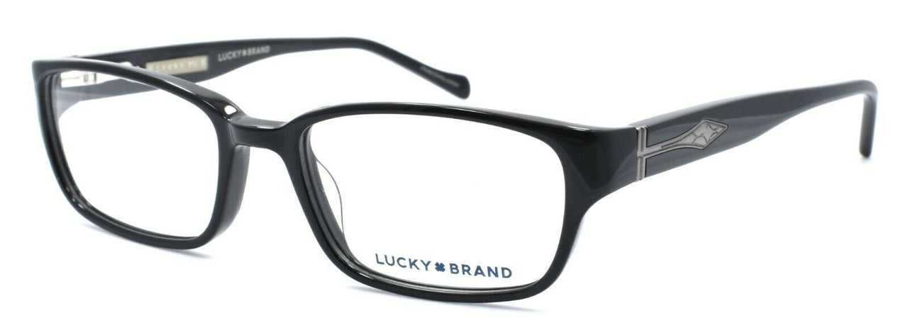 1-LUCKY BRAND Zak Eyeglasses Frames SMALL 48-16-130 Black + CASE-751286136265-IKSpecs