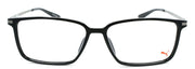 2-PUMA PU0114O 001 Eyeglasses Frames 55-14-145 Black / Silver-889652063560-IKSpecs