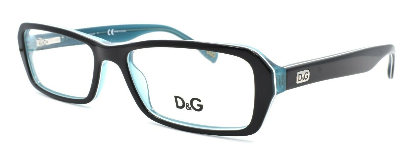 1-Dolce & Gabbana D&G 1225 1870 Women's Eyeglasses 52-16-135 Black / Turquoise-679420460758-IKSpecs