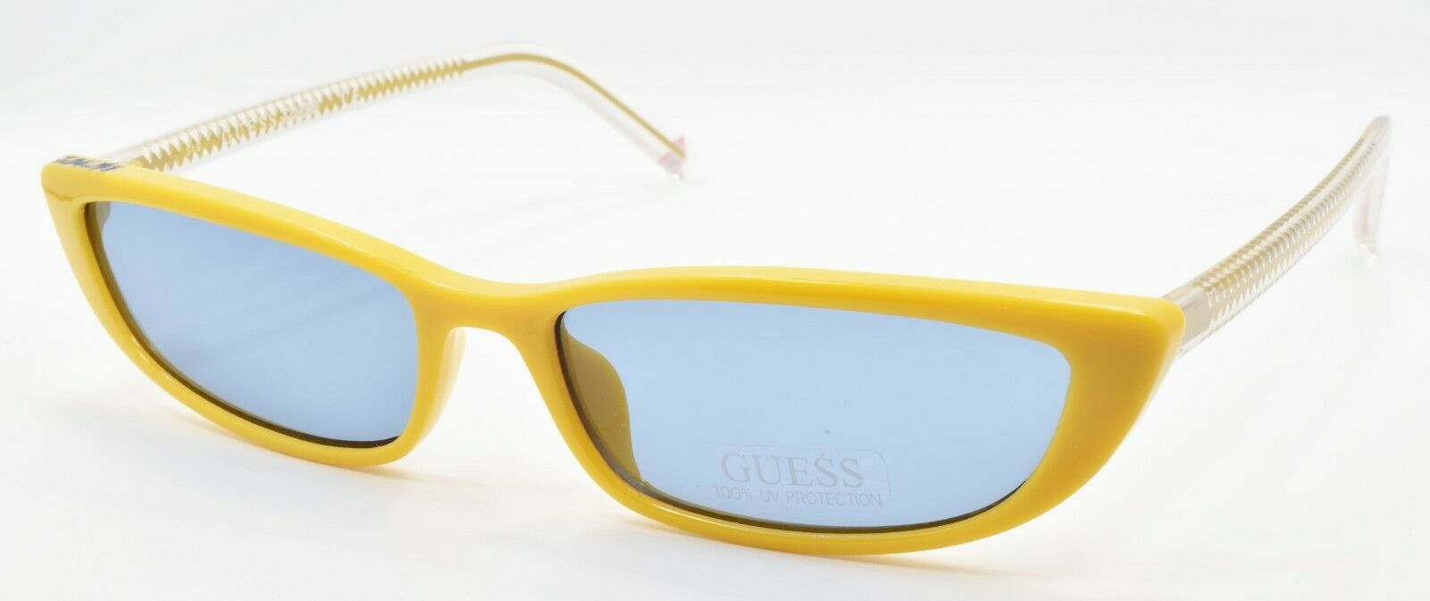 1-GUESS x J Balvin GU8210 39V Women's Sunglasses Cat Eye Yellow / Blue-889214081742-IKSpecs