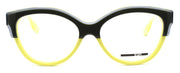 2-McQ Alexander McQueen MQ0026O 004 Women's Eyeglasses 53-16-140 Yellow / Gray-889652010786-IKSpecs