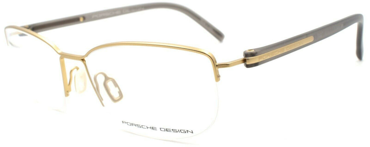1-Porsche Design P8244 B Women's Eyeglasses Frames Half-rim 54-17-135 Gold-4046901729745-IKSpecs
