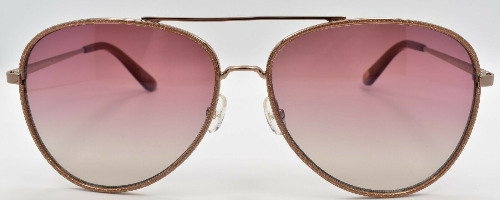 2-Juicy Couture JU599/S AU22S Women's Sunglasses Aviator Rose Gold / Pink Gradient-716736198361-IKSpecs