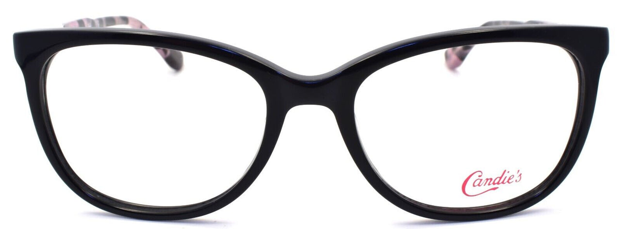 2-Candies CA0508 001 Women's Eyeglasses Frames Cat Eye 49-16-135 Black-664689933327-IKSpecs
