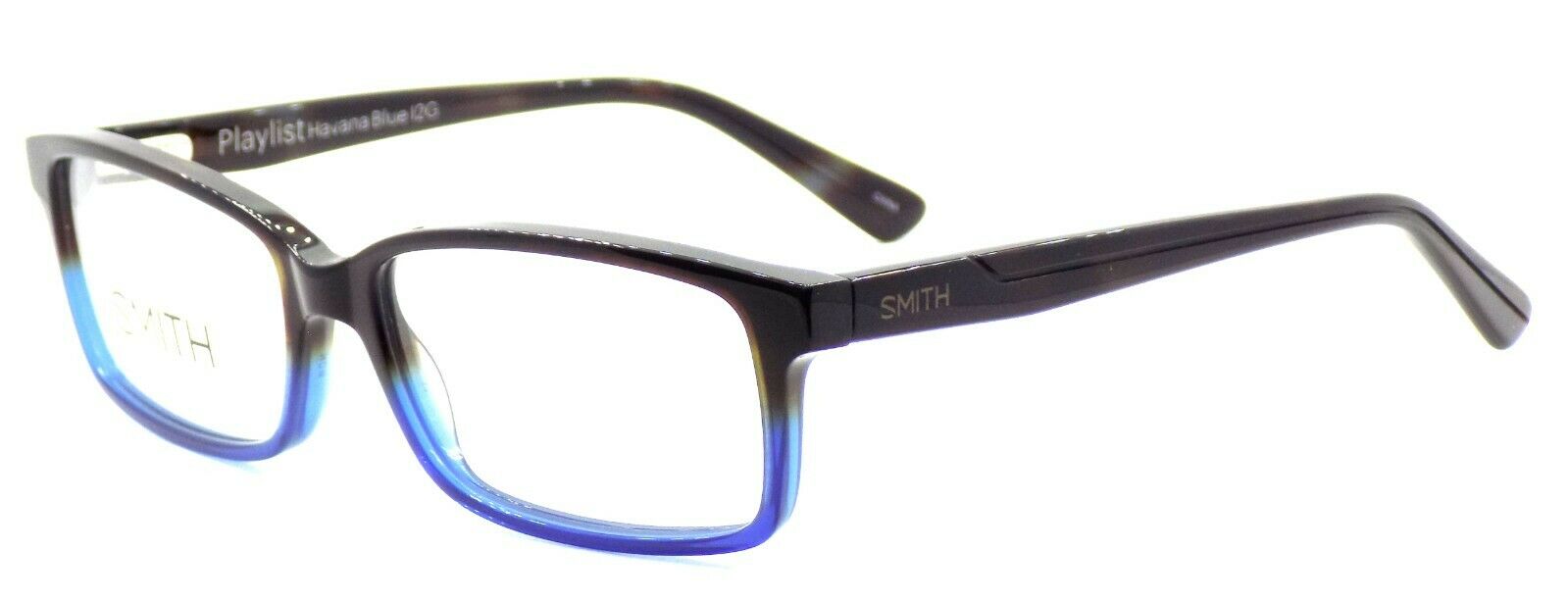 1-SMITH Optics Playlist I2G Unisex Eyeglasses Frames 54-16-135 Havana Blue + CASE-716737723128-IKSpecs