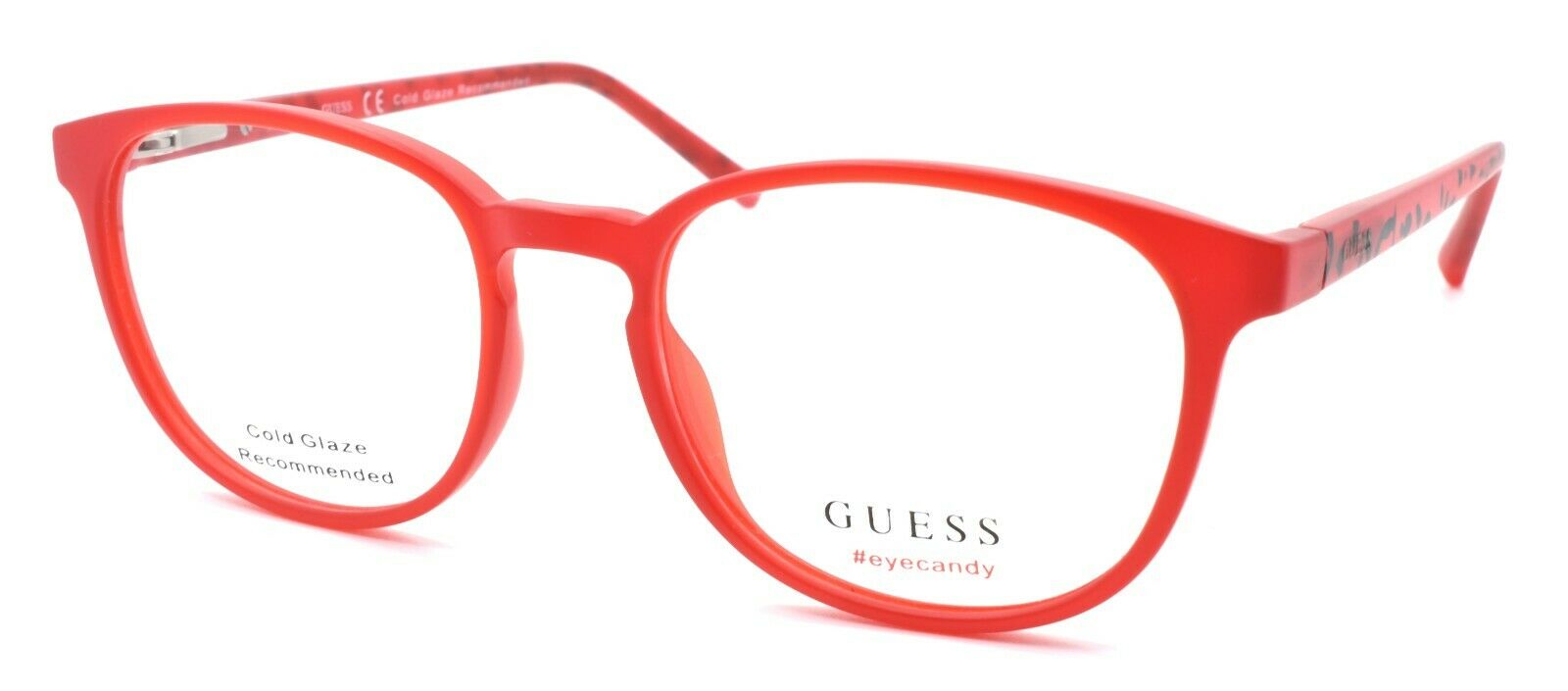 1-GUESS GU3009 067 Eye Candy Women's Eyeglasses Frames 49-17-135 Matte Red-664689841288-IKSpecs