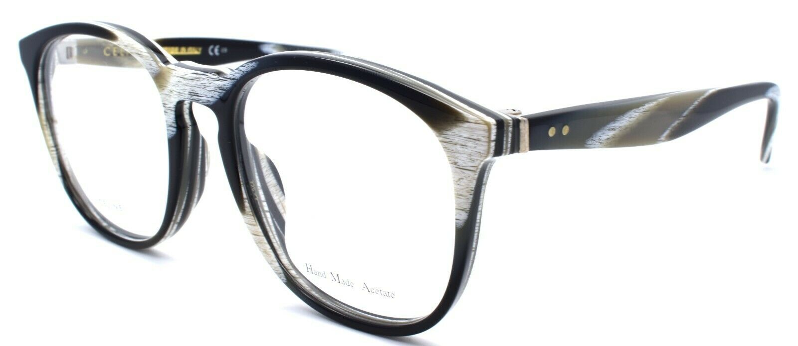 1-Celine CL 41353 5MY Thin Donnie Eyeglasses Frames 53-20-145 Dark Horn Italy-762753729675-IKSpecs
