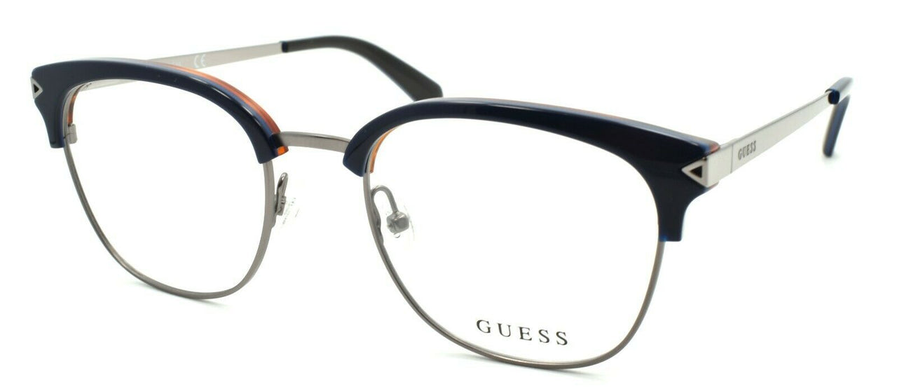 1-GUESS GU1955 092 Men's Eyeglasses Frames 51-20-145 Dark Blue / Gunmetal + CASE-664689974801-IKSpecs