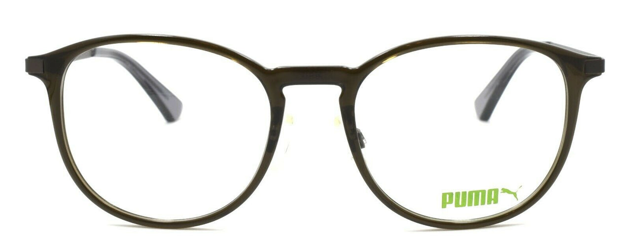 2-PUMA PU0078OA 002 Unisex Eyeglasses Frames 52-19-145 Green / Ruthenium + CASE-889652029740-IKSpecs