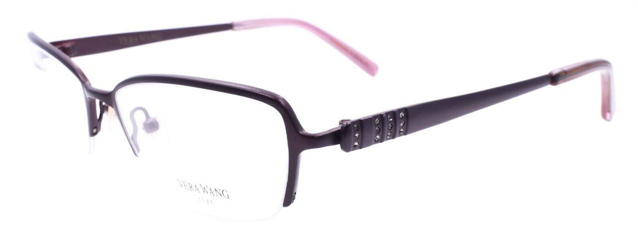 Vera Wang Sumptuous BH Women's Eyeglasses Half-rim 51-16-132 Blush w/ Crystals