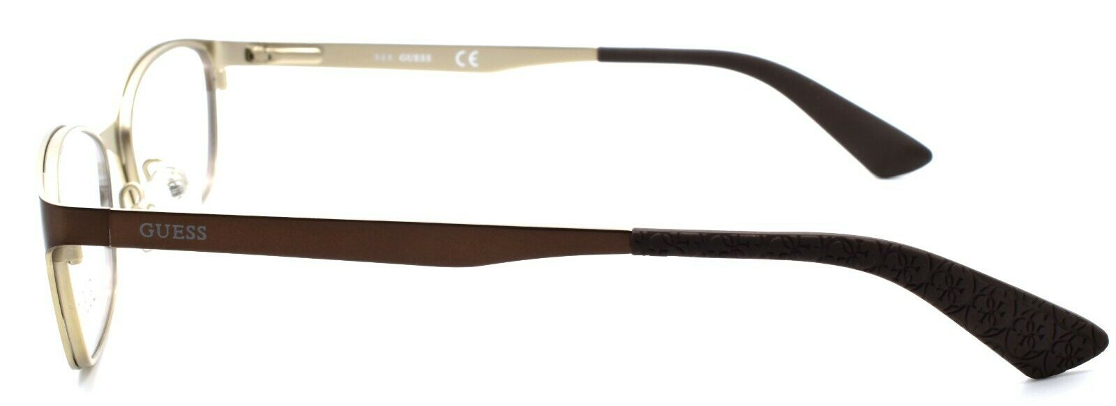 3-GUESS GU2515 049 Women's Eyeglasses Frames Petite 50-16-135 Matte Dark Brown-664689787838-IKSpecs